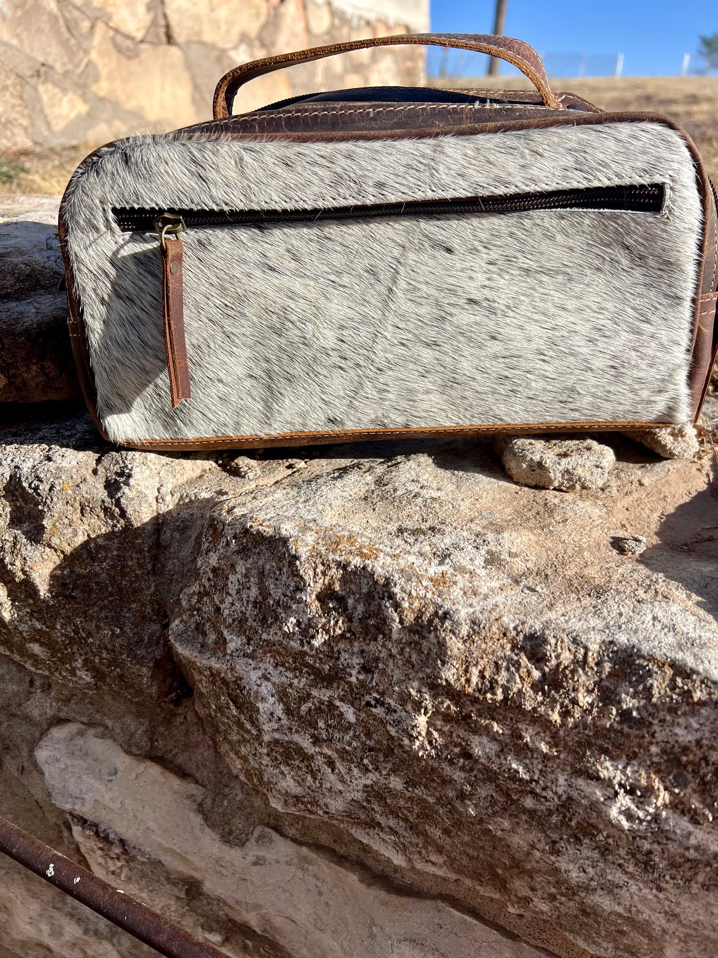 Cowhide Toiletry Bag