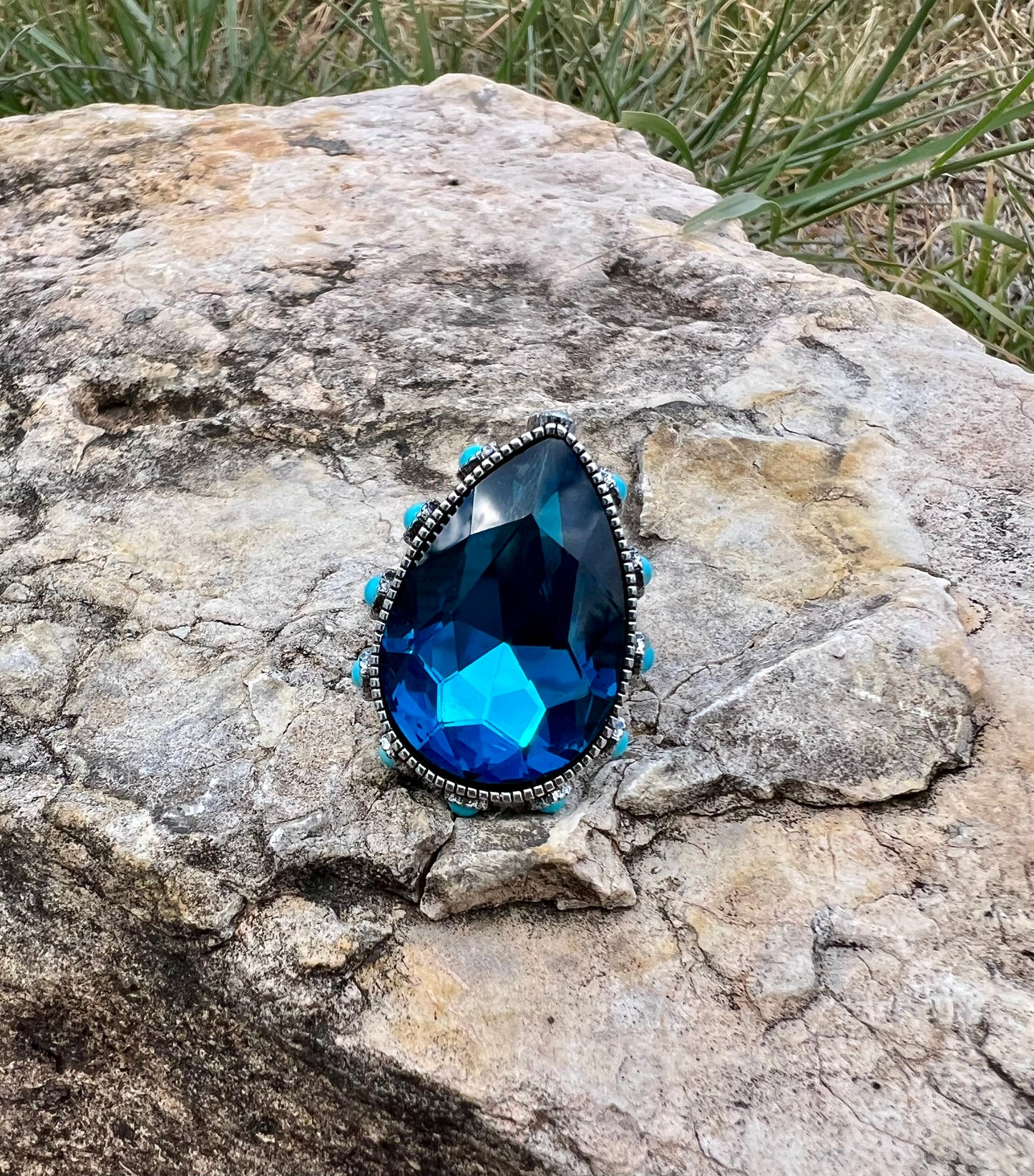 Sparkle Adjustable Rings