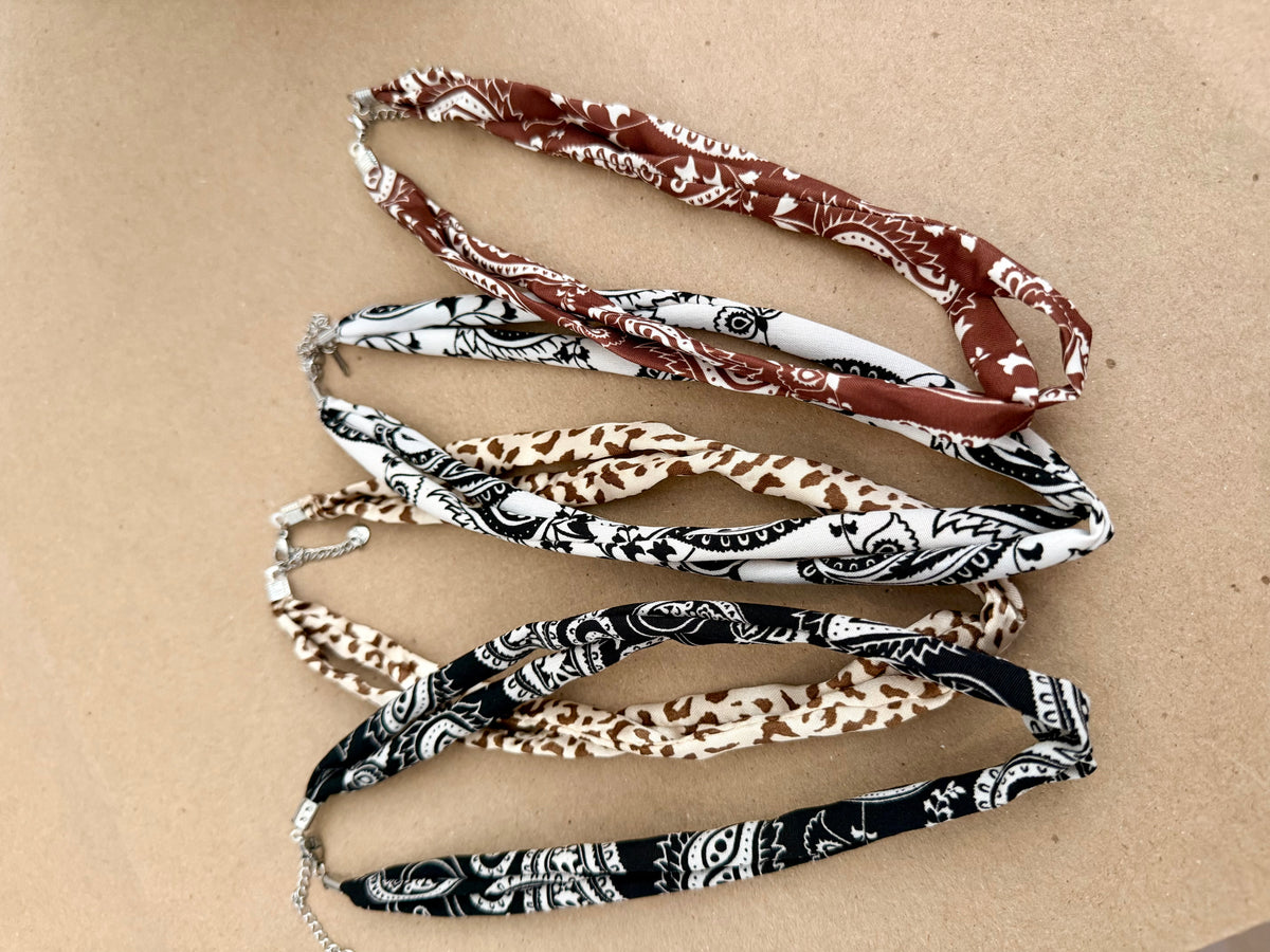Fabric Necklaces