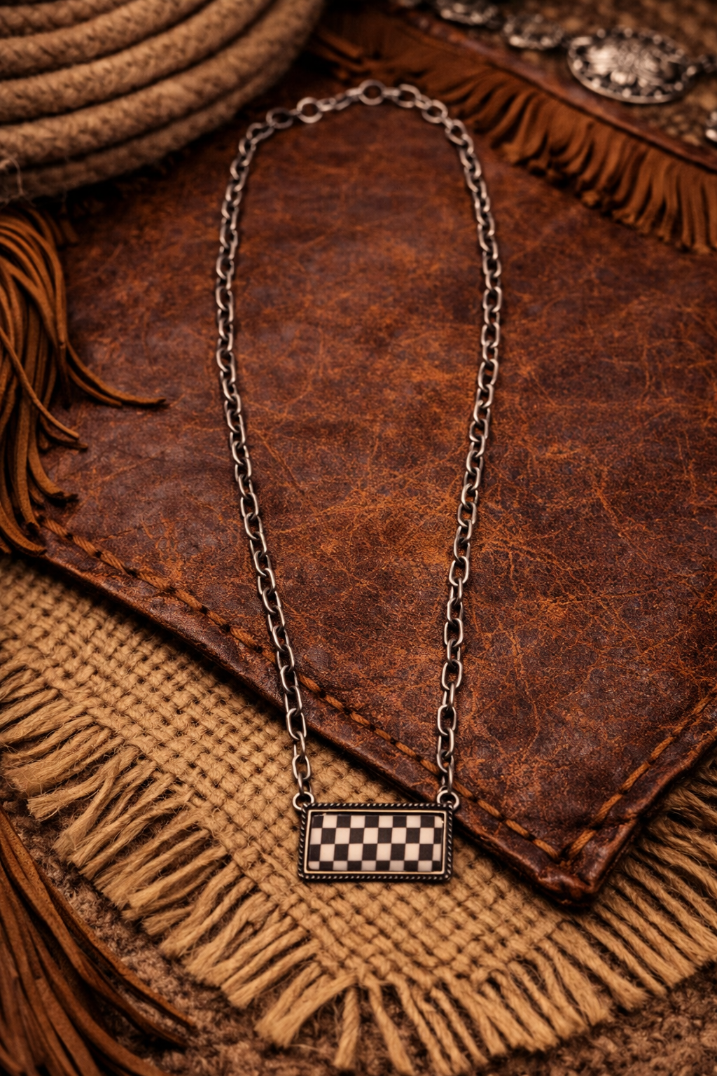 Checkered Necklace