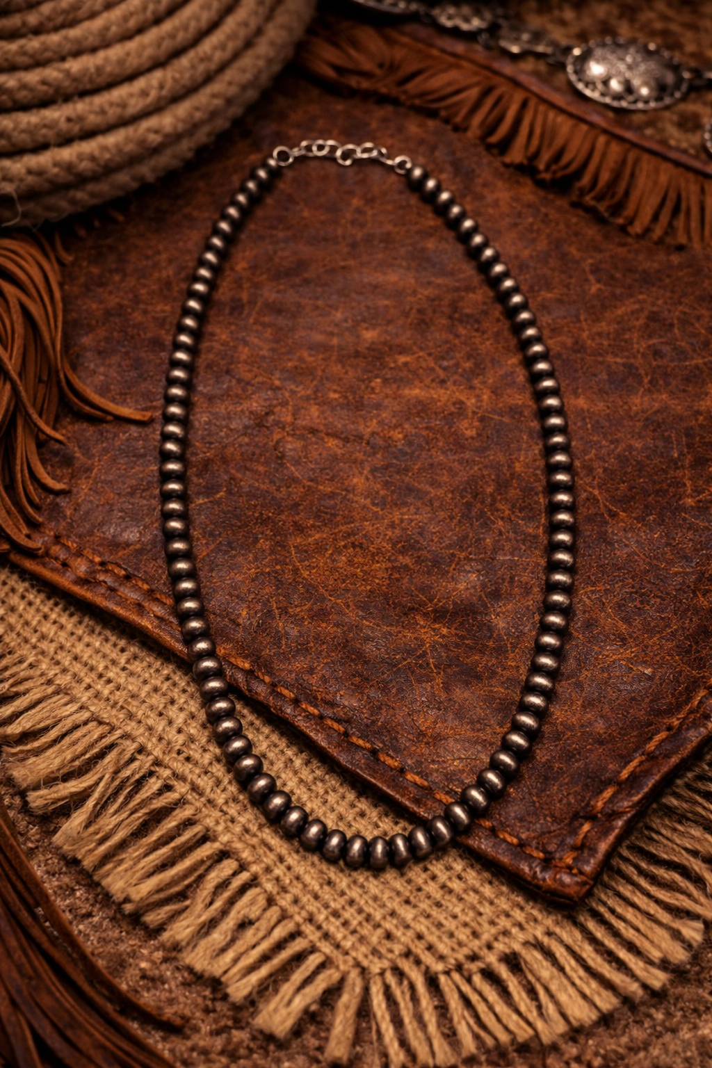 Medium Faux Pearl Necklace 18 1/2”
