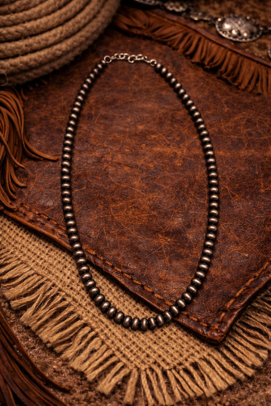 Medium Faux Pearl Necklace 18 1/2”