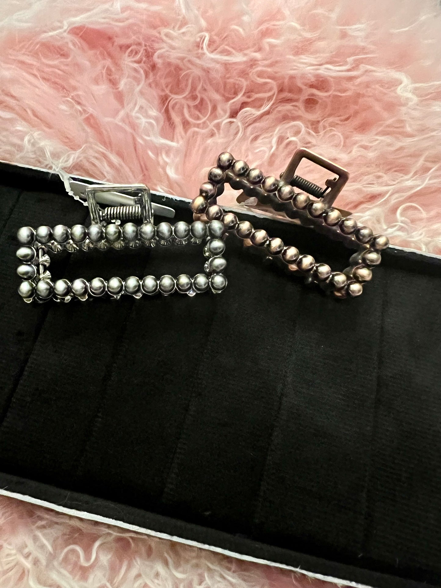 Beaded Claw Clips