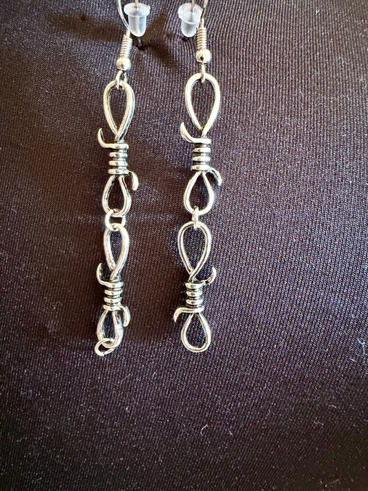 Barbed Wire Earrings