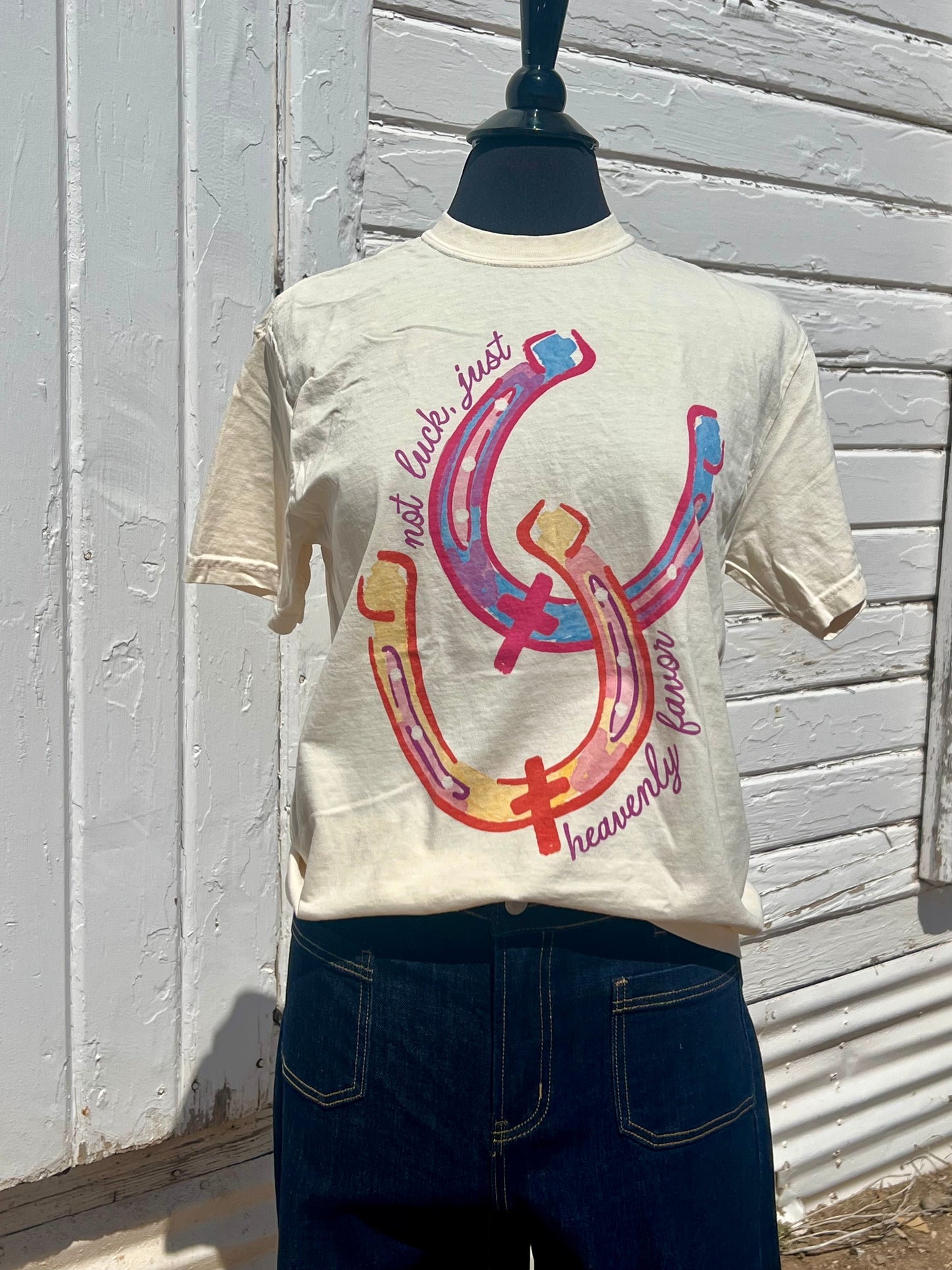 Not Luck Horseshoe Tee