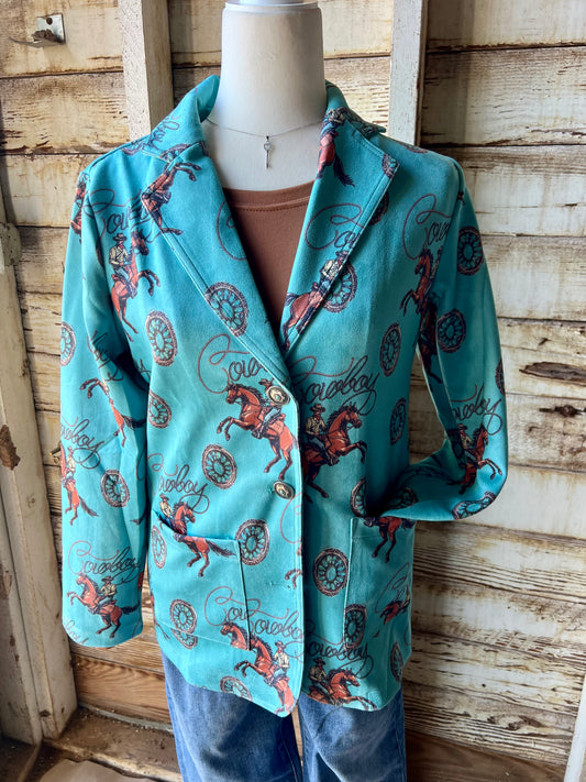 Cowboy Turquoise Western Jacket