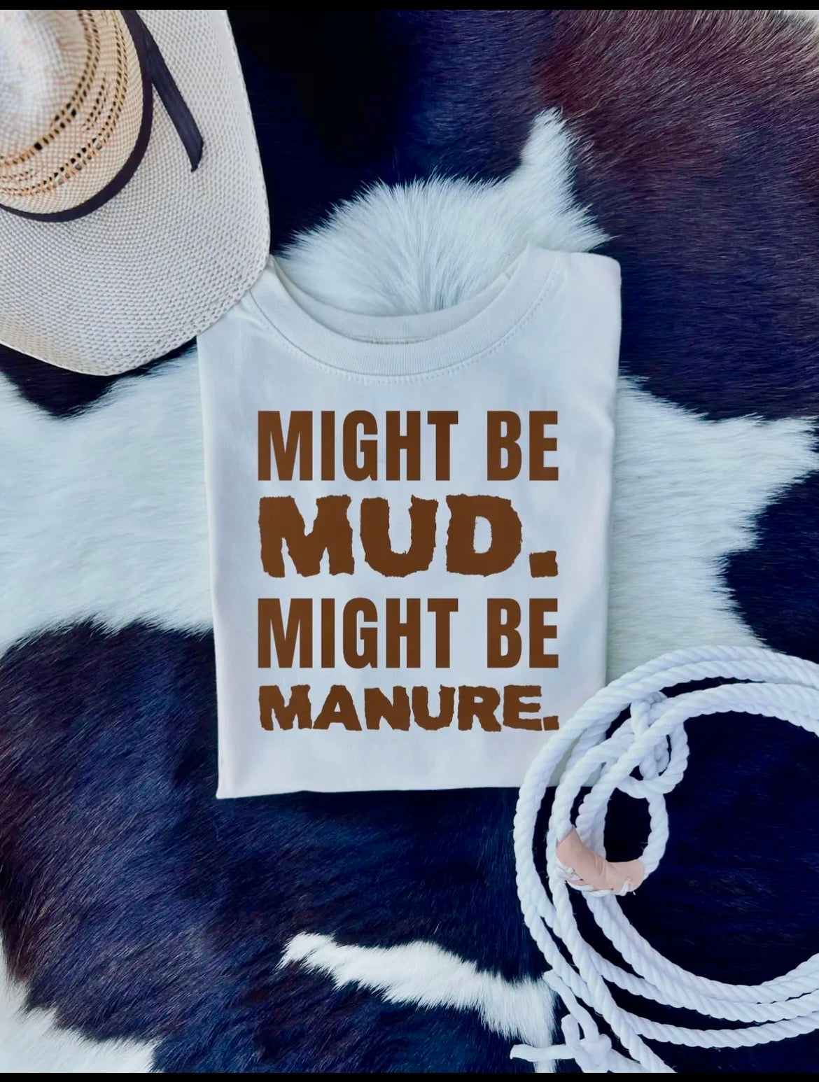 Might Be Mud Grey Youth T-shirt