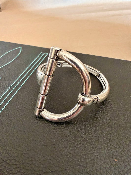 Large Bit Stretch Bracelet