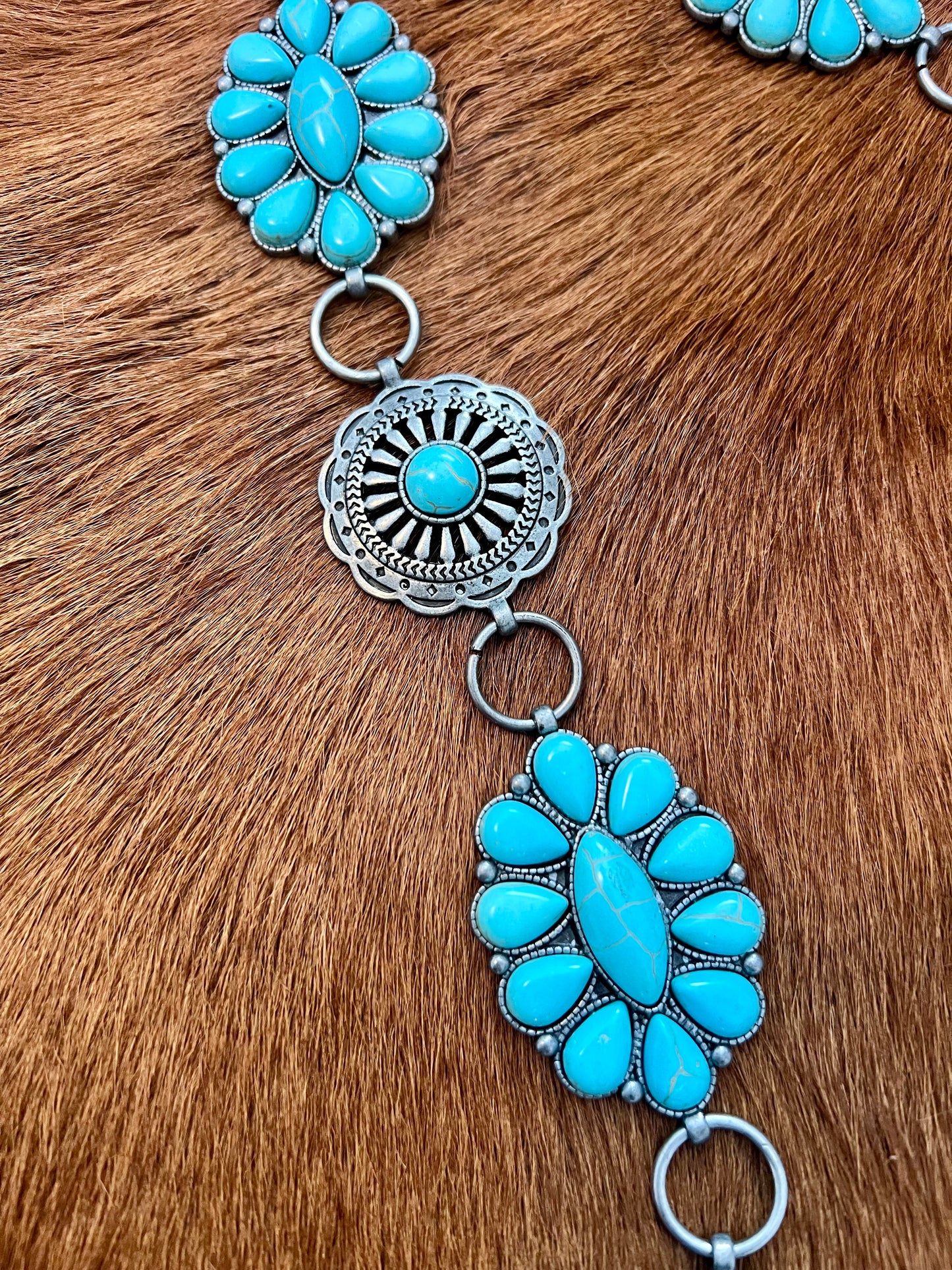 Turquoise Concho Belts
