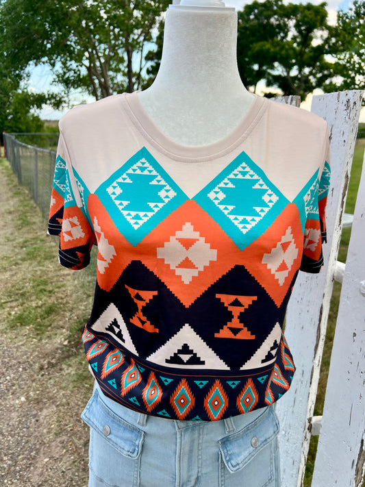 Aztec Ivory Top