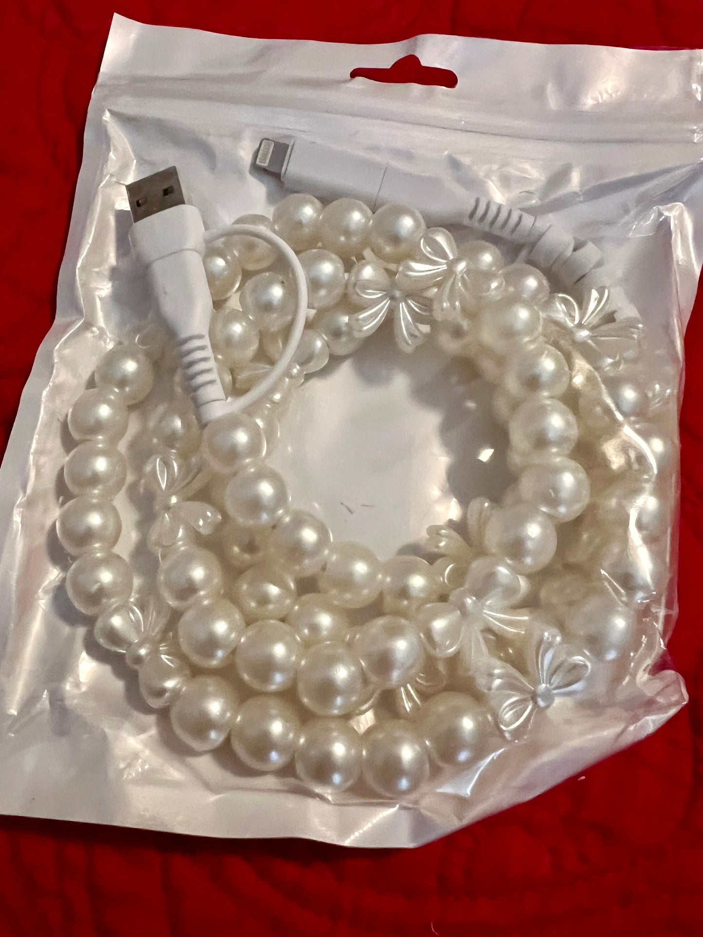 Beaded Phone Chargers