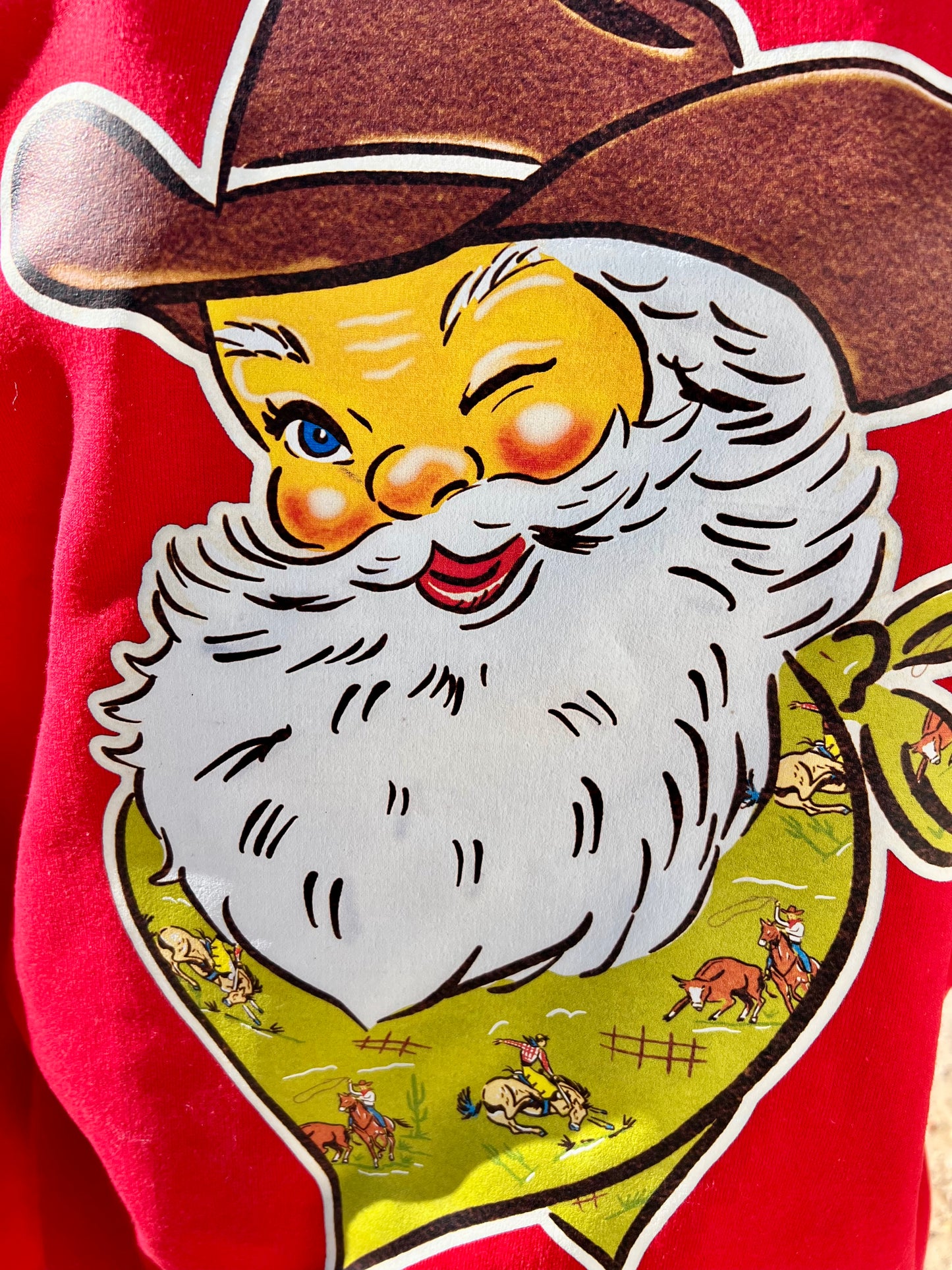 Cowboy Santa Sweatshirt