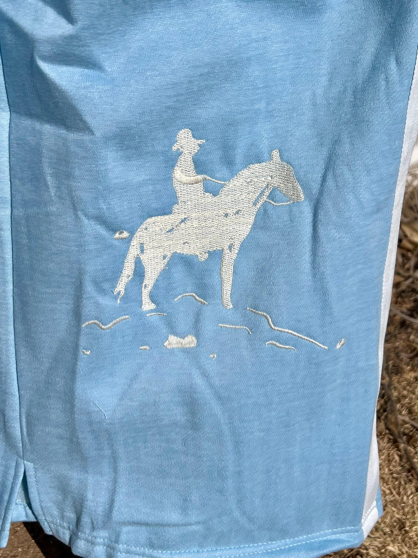 Cowboy Sweatpants with Pockets Light Blue