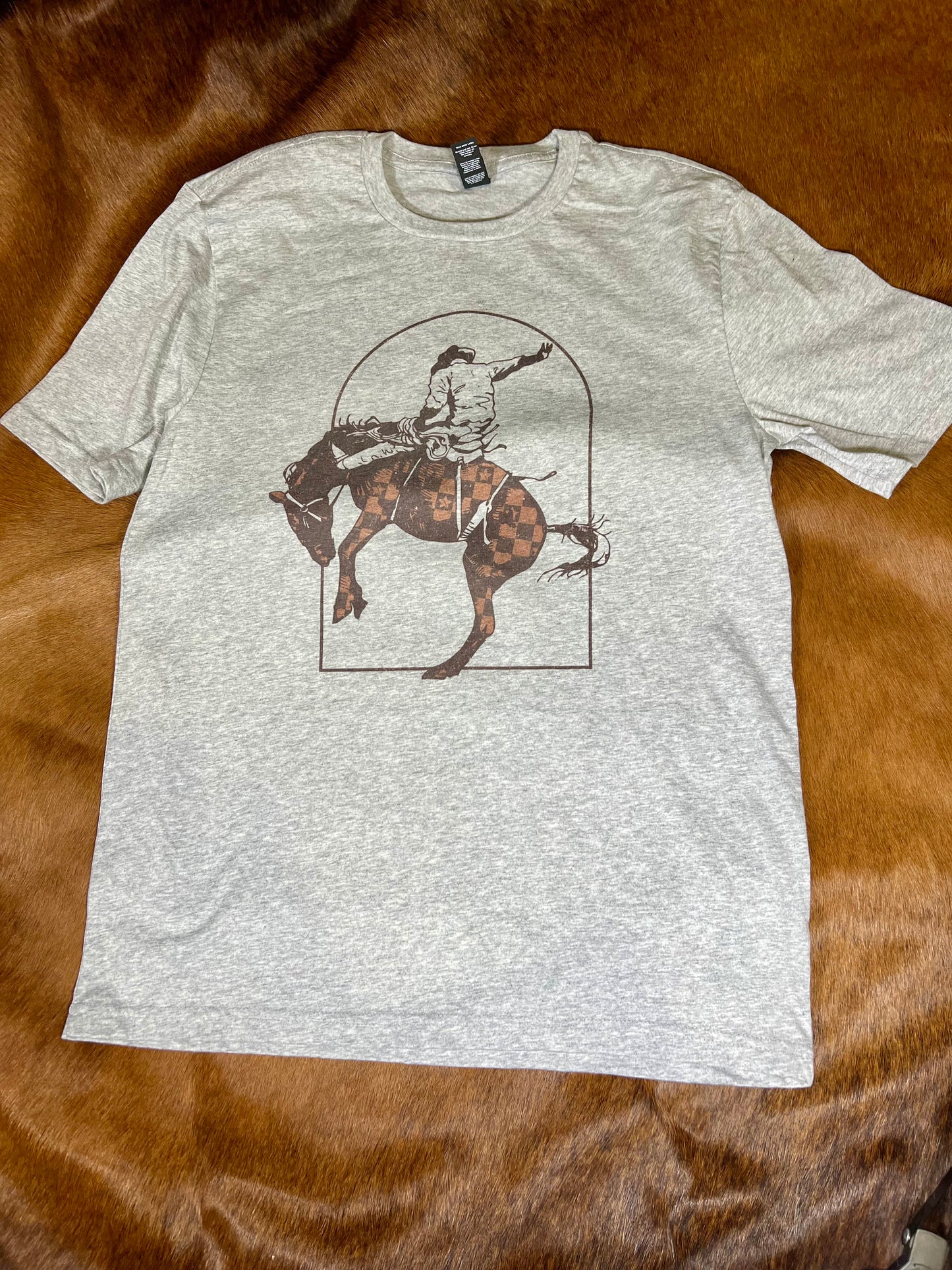 Checkered Bronc Tee