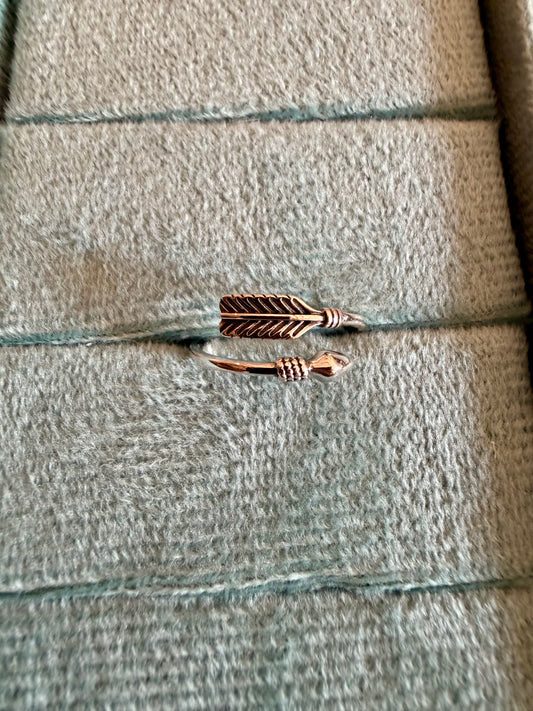 Feather Silver Ring
