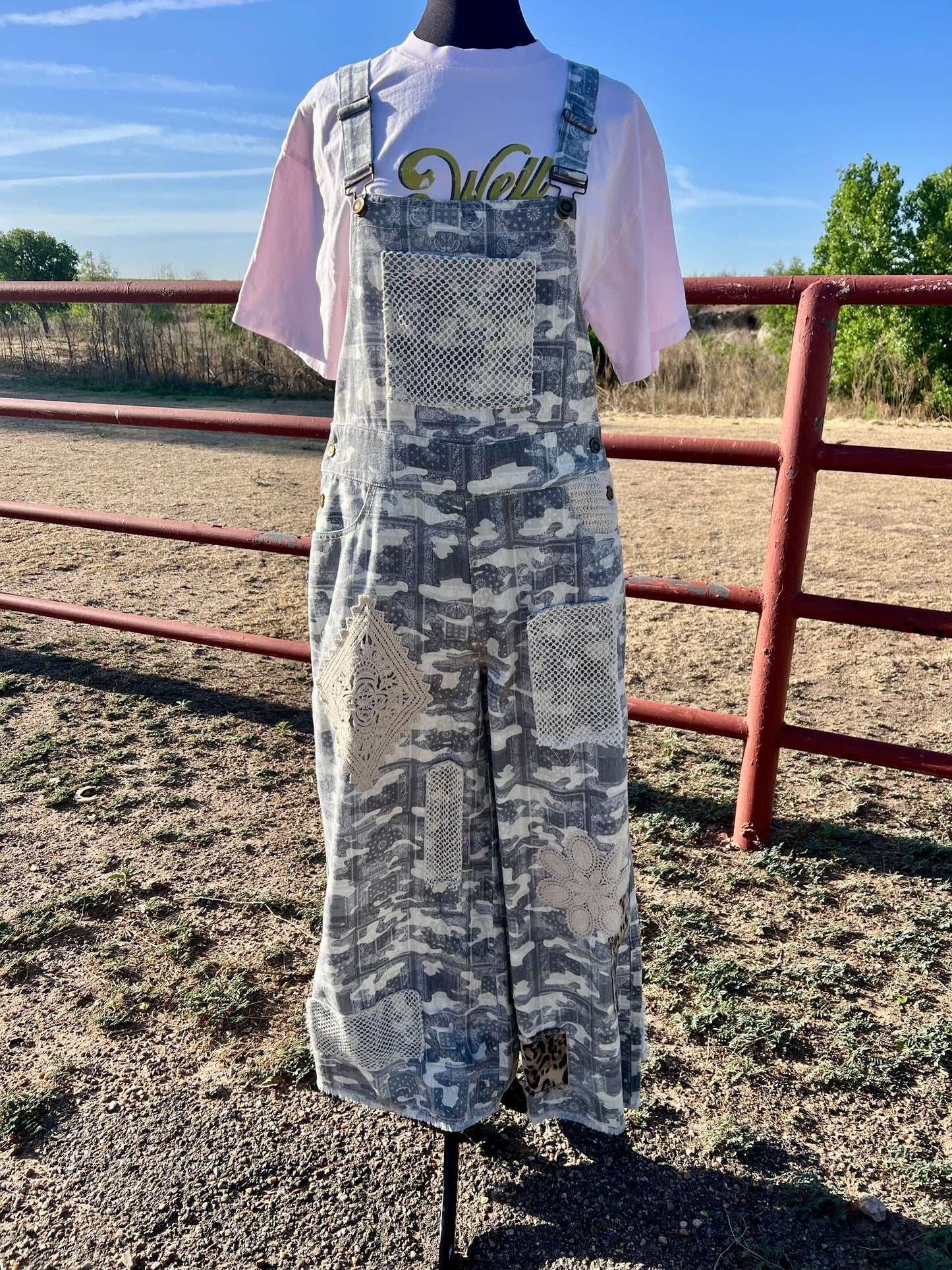 Camo Patch Overalls