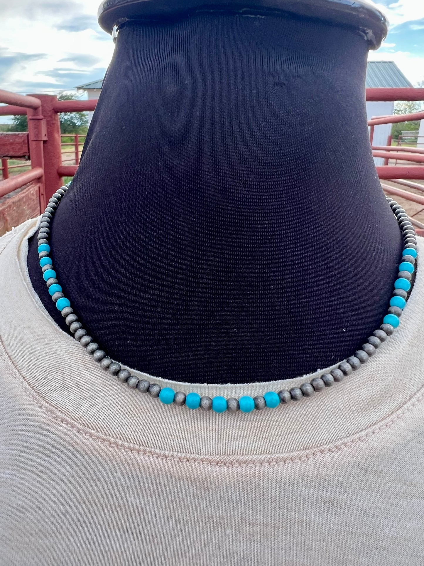 Silver & Turquoise Necklace