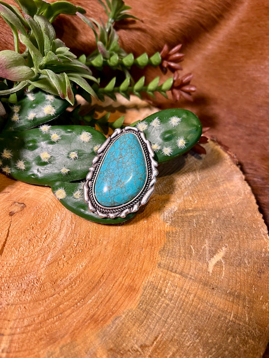 Large Turquoise Stretch Ring