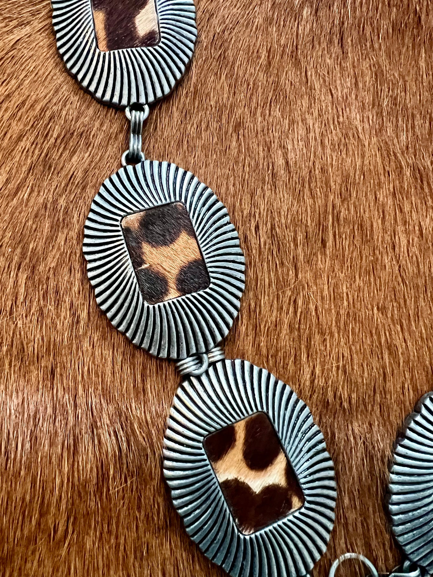 Hide Concho Belts
