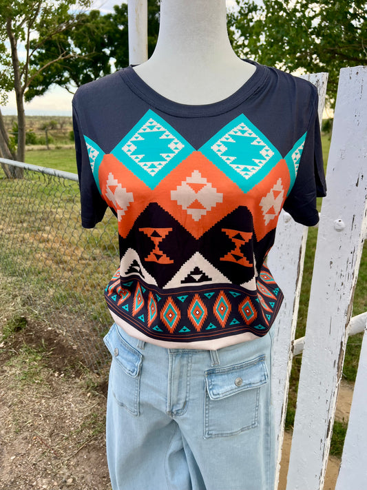 Aztec Black Top