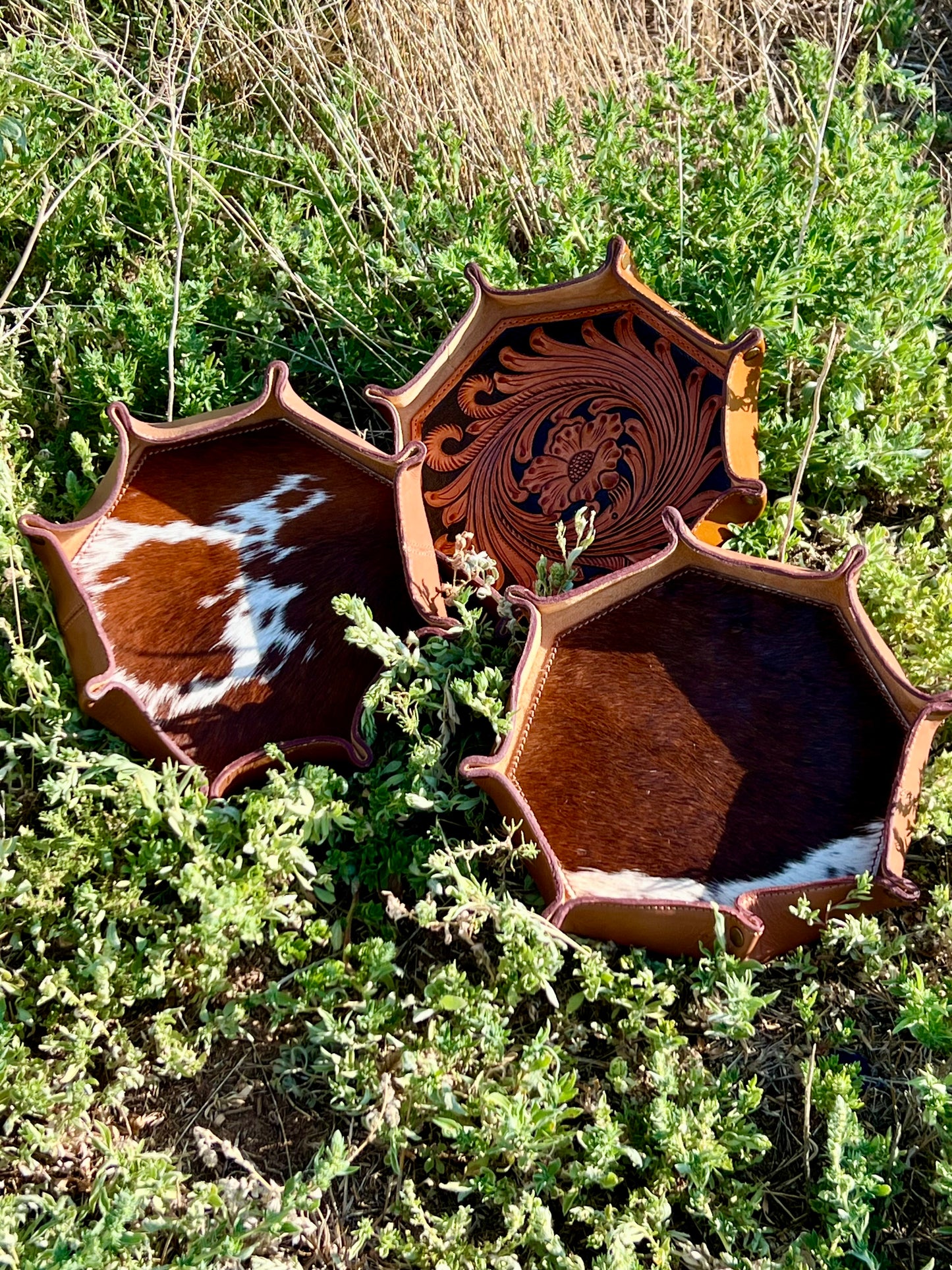 Leather Trays