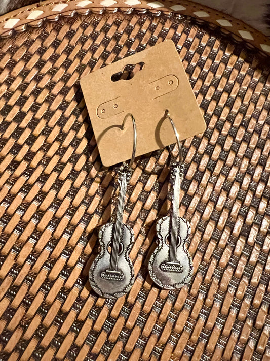 Guitar Earrings