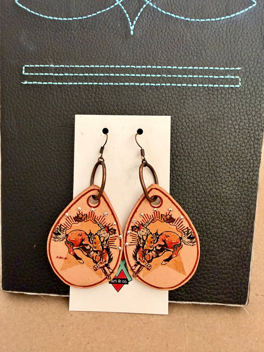 Leather Earrings