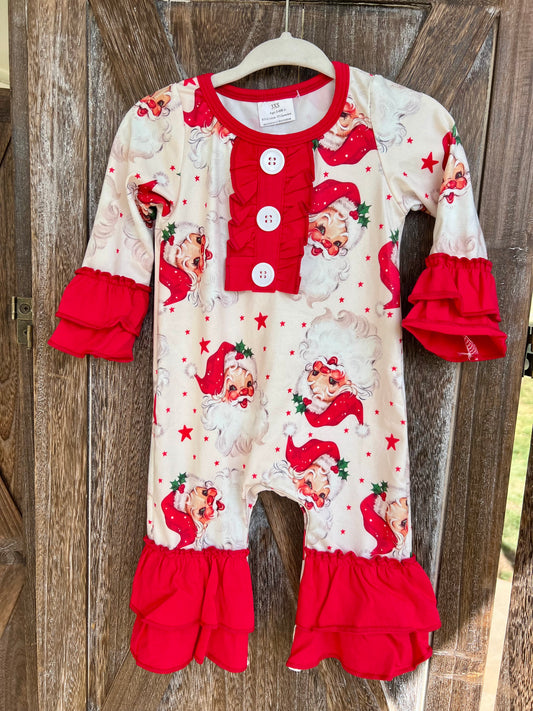 Ruffled Santa Onsie