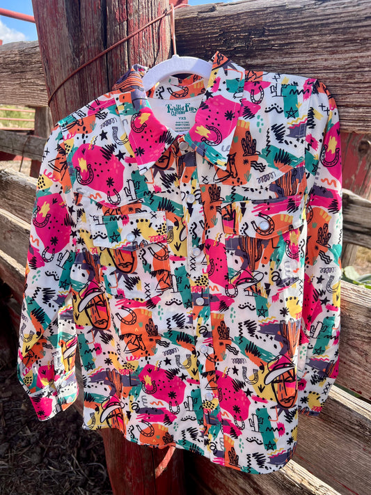 80’s Youth Pearl Snap Shirt