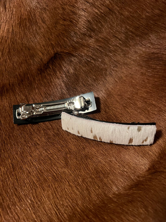 Cowhide Hair Barrette
