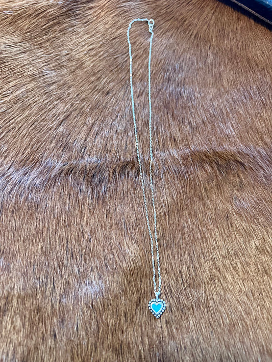 Heart Necklace 18”