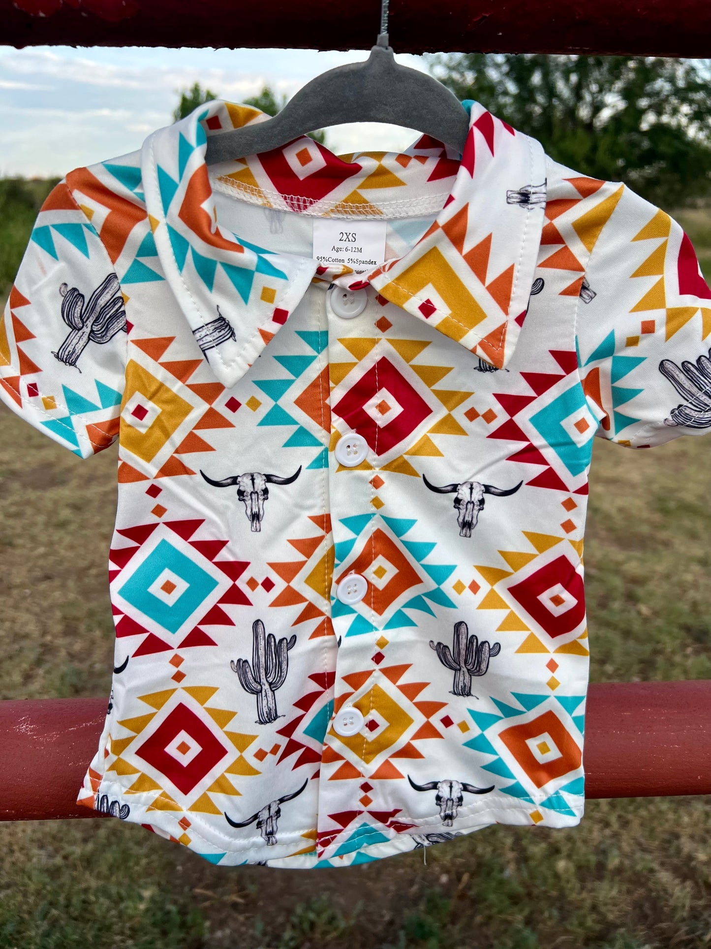 Aztec Western Short Sleeve Shirt