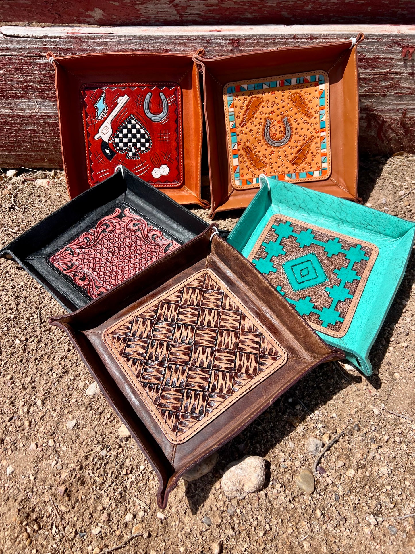 Leather Trays